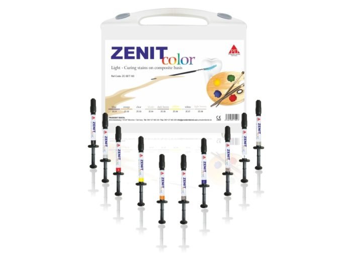 ZENIT COLOR Light Curing Stains on Composite Basic Kit President